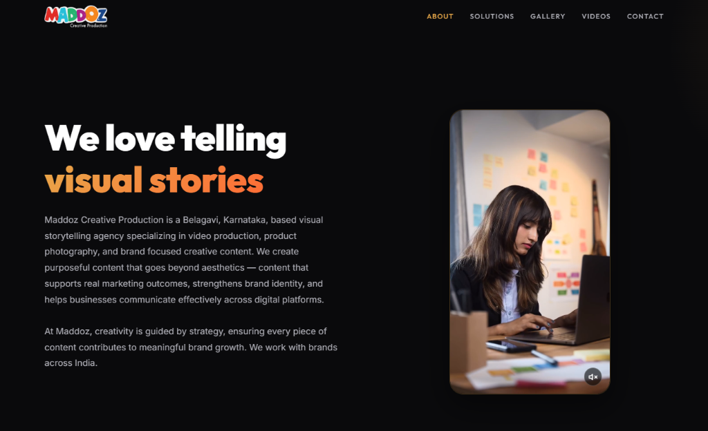 Maddoz visual stories preview