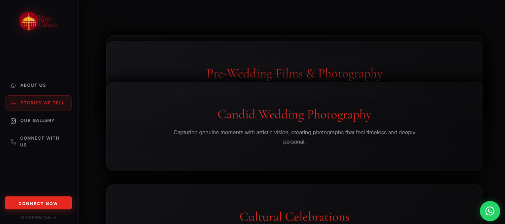 Raw Culture pre-wedding & photography preview
